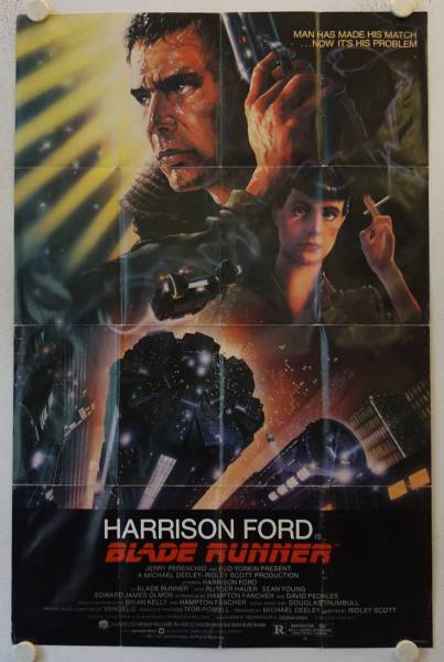 Blade Runner original release US Onesheet movie poster